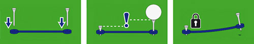 NeverLost Golf Tee Saver