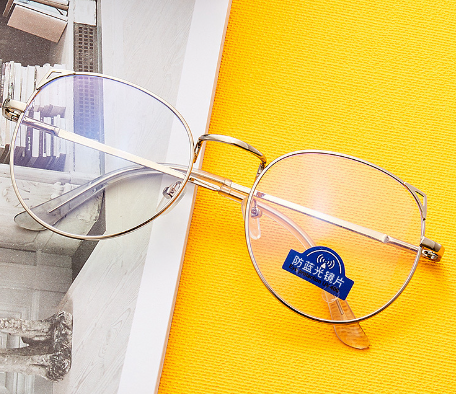 Blue Light Blocking Glasses — Anti Eye-Strain (Metal Frame)