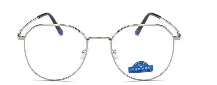 Blue Light Blocking Glasses — Anti Eye-Strain (Metal Frame)