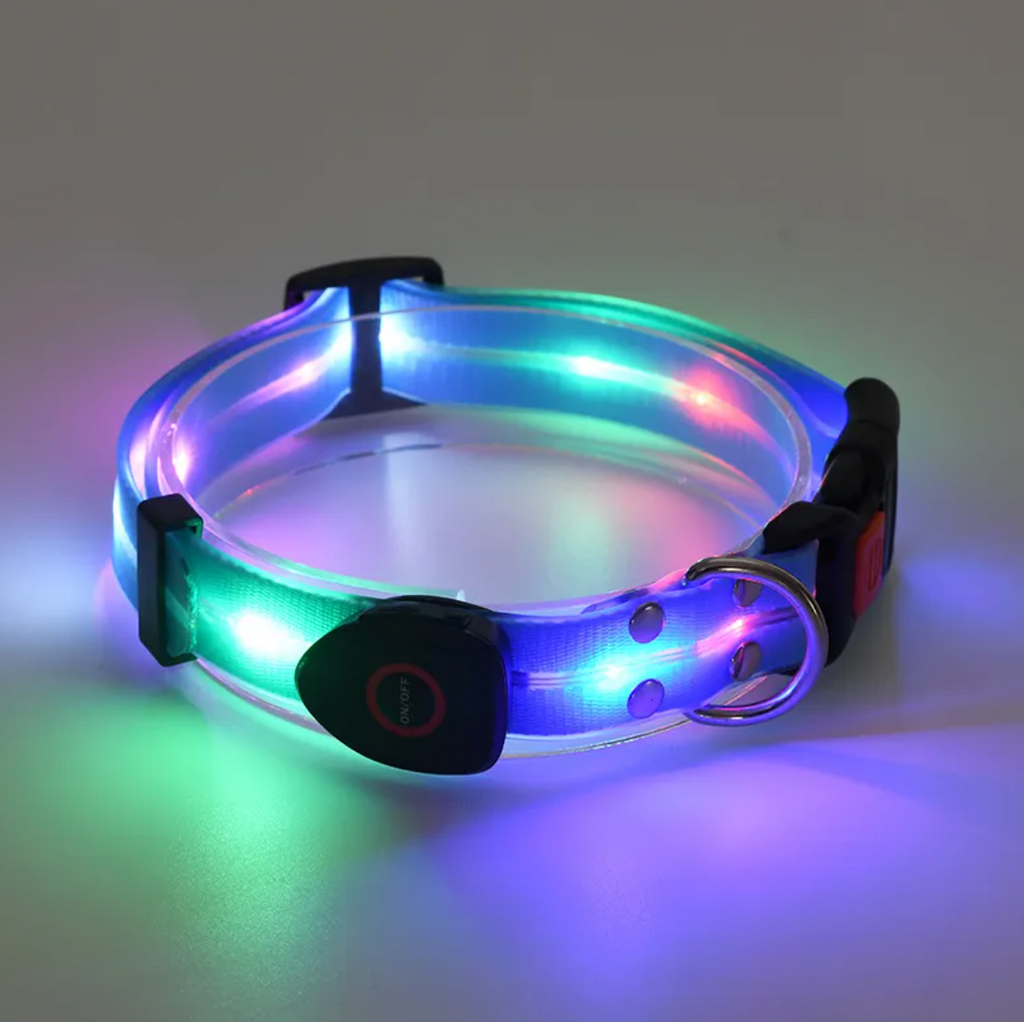 Rechargeable LED Dog Collar & Leash Set