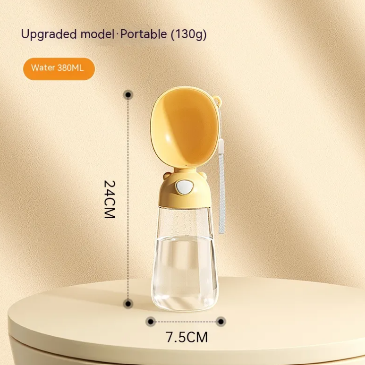 Portable Dog Water Bottle with Travel Bowl