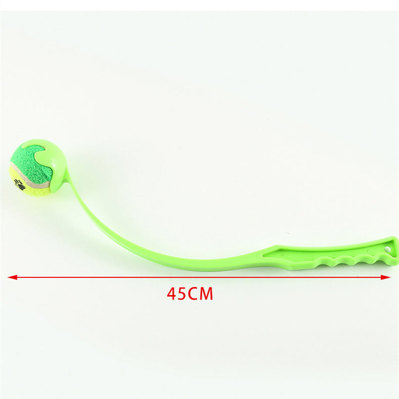 Dog Ball Launcher — Long-Range Fetch Thrower (with Ball)