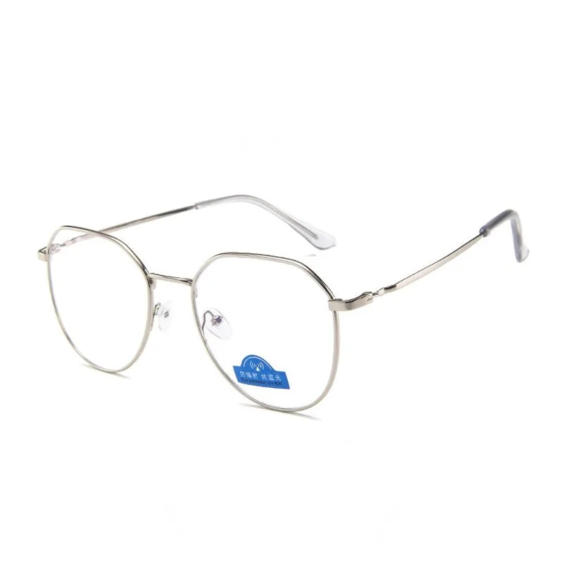 Blue Light Blocking Glasses — Anti Eye-Strain (Metal Frame)