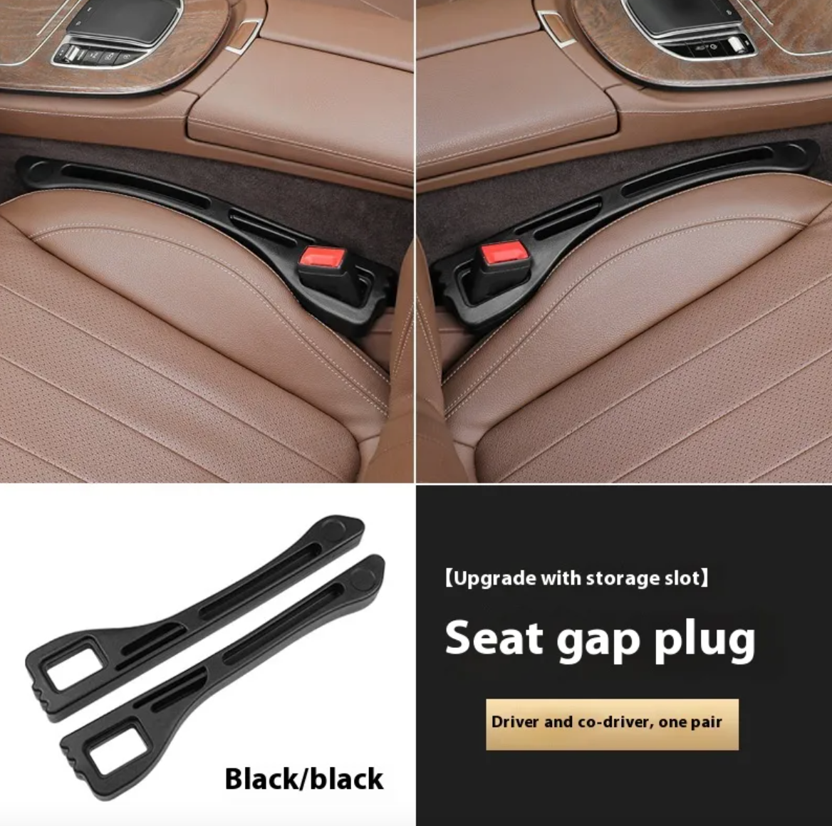 Car Seat Gap Filler — No More Lost Phones & Keys