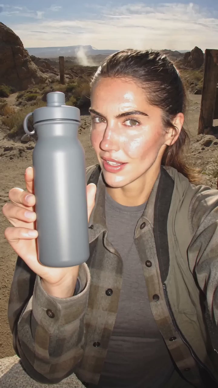 Collapsible Silicone Water Bottle video ad