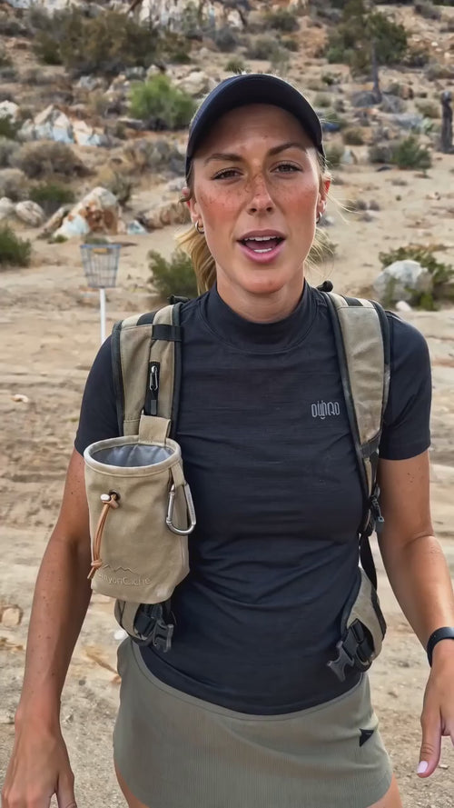 Disc Golf Grip Chalk Bag video ad