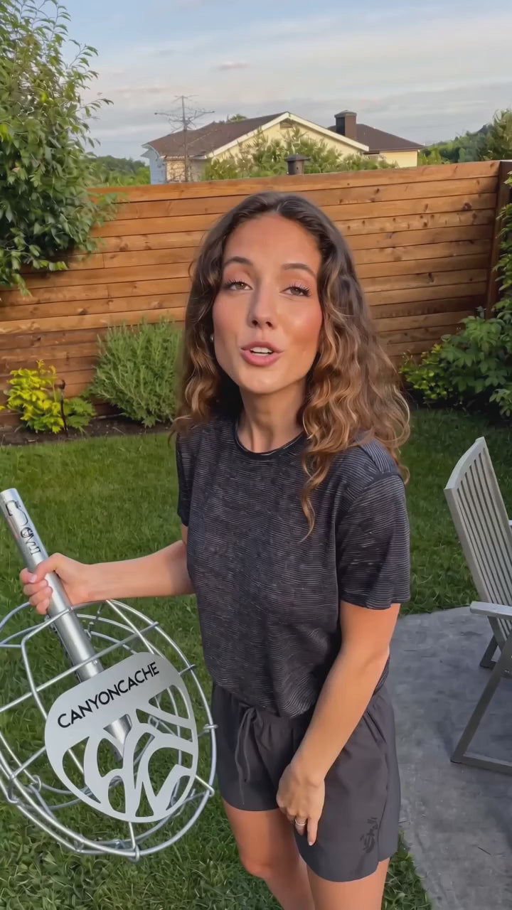 Portable Disc Golf Practice Basket video ad