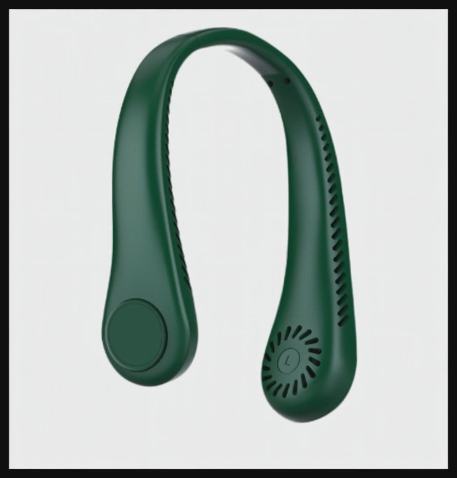 360° Hands-Free Neck Fan (USB Rechargeable)